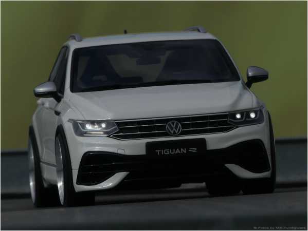 1:18 VW Tiguan R-Line in Weiß Edition mit MBTC Alu-Räder